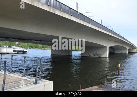 Humboldt-Brücke in Potsdam, Deutschland - 24. Mai 2021. Stockfoto