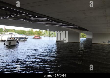 Humboldt-Brücke in Potsdam, Deutschland - 24. Mai 2021. Stockfoto