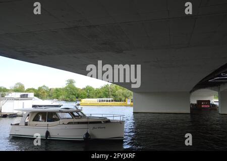 Humboldt-Brücke in Potsdam, Deutschland - 24. Mai 2021. Stockfoto