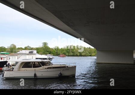 Humboldt-Brücke in Potsdam, Deutschland - 24. Mai 2021. Stockfoto