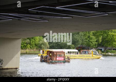 Humboldt-Brücke in Potsdam, Deutschland - 24. Mai 2021. Stockfoto