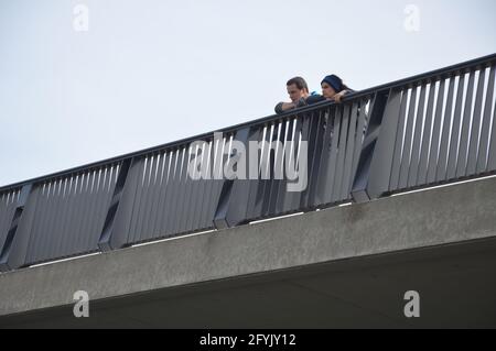 Humboldt-Brücke in Potsdam, Deutschland - 24. Mai 2021. Stockfoto