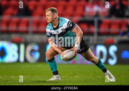 Jordan Johnstone (14) von Hull FC in, am 5/28/2021. (Foto von Craig Thomas/News Images/Sipa USA) Quelle: SIPA USA/Alamy Live News Stockfoto