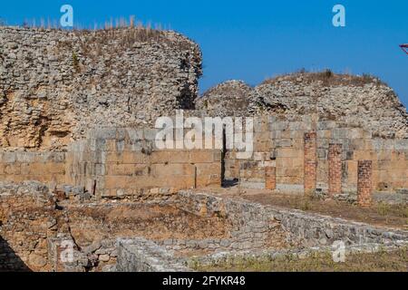 Ansicht der römischen Ruinen von Conimbriga in Portugal Stockfoto