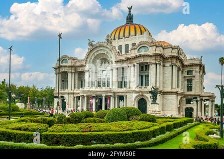 Palacio de Belles Artes, Mexico City, Mexiko Stockfoto