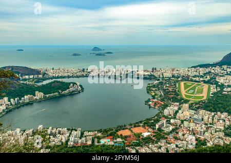 Die Lagune, Rio de Janeiro, Brasilien Stockfoto