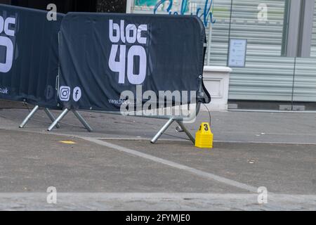 Brentwood Essex 29. Mai 2021 großer Polizeivorfall im Bloc 40 Nightclub schließt Brentwood High Street AM Standort FAND EIN doppelter Messer statt.Quelle: Ian Davidson/Alamy Live News Stockfoto