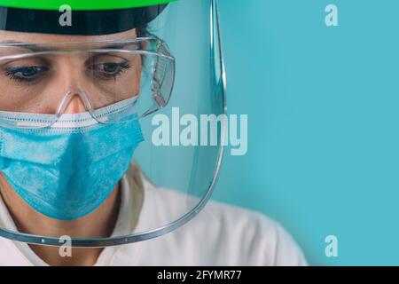 Medizinisches Personal in PSA Stockfoto