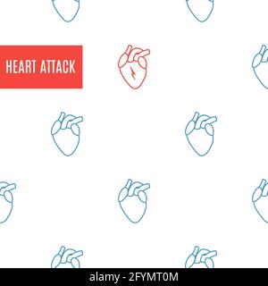 Herzinfarkt, konzeptionelle Darstellung Stockfoto