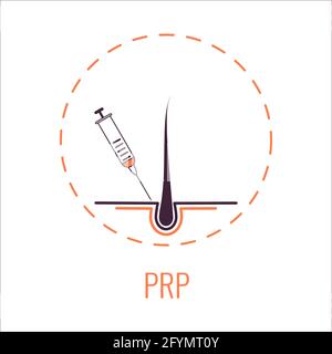 Thrombozytenreiches Plasma, konzeptuelle Illustration Stockfoto