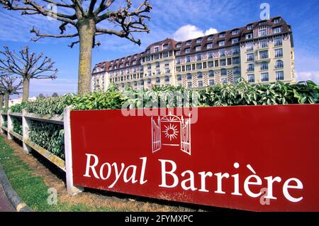 FRANKREICH, NORMANDIE, CALVADOS (14) DEAUVILLE, THE ROYAL BARRIERE HOTEL Stockfoto