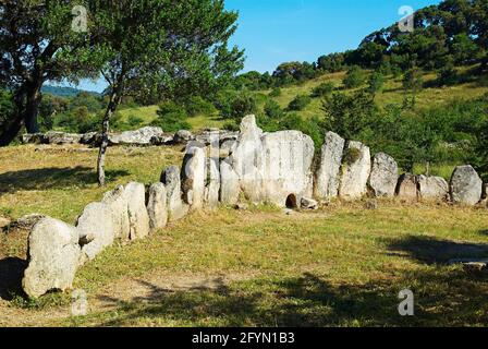 Italien, Sardinien, Tempio Pausania, Tomba dei Giganti di Pascaredda Stockfoto