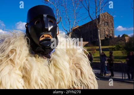 Italien, Sardinien, Provinz Nuoro, Dorf Ottana, Canival mit Maske von Boes und Merdules Stockfoto