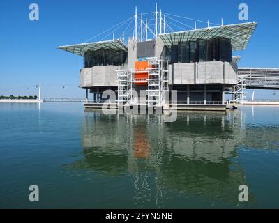 Oceaneum Aquarium in Lissabon im expo Park der Nationen Stockfoto