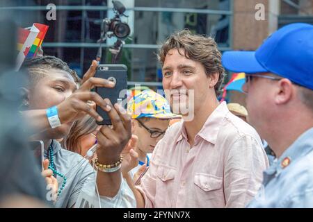 Pride Parade-Festveranstaltung, Toronto, Kanada – 3. Juli 2016 Stockfoto