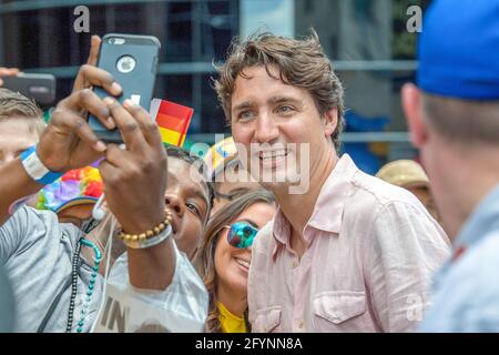 Pride Parade-Festveranstaltung, Toronto, Kanada – 3. Juli 2016 Stockfoto