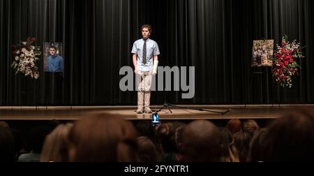 BEN PLATT in DEAR EVAN HANSEN (2021), Regie Stephen CHBOSKY. Credit: MARC PLATT PRODUCTIONS / Album Stockfoto