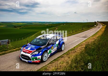 30 Brunson Eric, Mondon Cédric, Brunson Eric, Ford Fiesta WRC, Aktion während der Rallye du Touquet 2021, 1. Runde des Championnat de France des Rallye 2021, vom 27. Bis 29. Mai in Le Touquet, Frankreich - Foto Damien Saulnier / DPPI Stockfoto