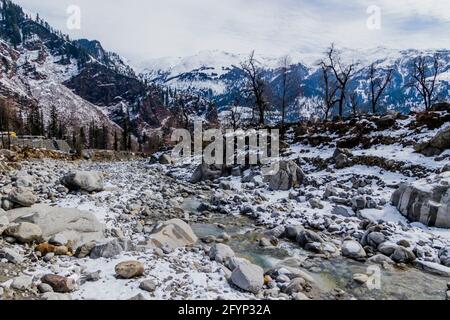 Paragliding in Manali, Himachal Pradesh Stockfoto