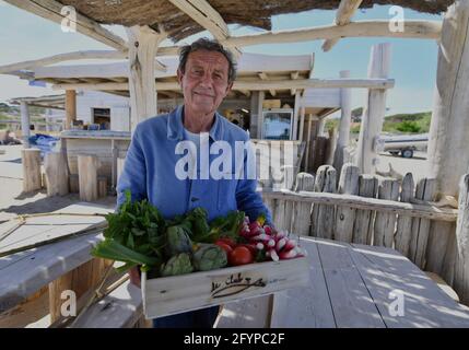 Plage de Pampelonne ,le Club 55 dirigé par Patrice De Colmont ,un endroit mutique Saint Tropez, Südostfrankreich, am 2021. Mai. Foto von Christian Liewig/ABACAPRESS.COM Stockfoto