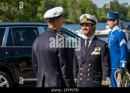 Prinz Carl Philip am Veteranentag, in Stockholm, Schweden, am 29. Mai 2021. Foto von Fredrik Wennerlund/ Stella Pictures/ABACAPRESS.COM Stockfoto