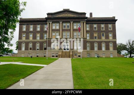 Mills County Courthouse in Goldthwaite, Texas Stockfoto