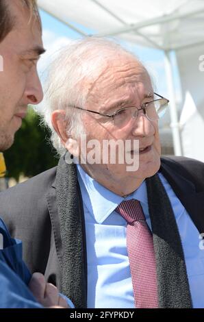 In Paris versammelte das Demokratiefestival mehrere hundert Menschen, die kamen, um sich die Reden des „Pro-frexit“ anzuhören, um aus der EU zu kommen Stockfoto