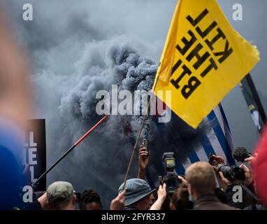 London, Großbritannien - 29. Mai 2021: Kill the Bill IV Protest Credit: Loredana Sangiuliano / Alamy Live News Stockfoto
