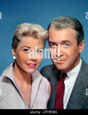 Der Mann, DER 1956 Paramount Pictures Film mit Doris Day und James Stewart ZU SEHR KANNTE Stockfoto