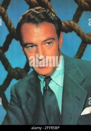 GARY COOPER (1901-1961) amerikanischer Filmschauspieler um 1950 Stockfoto