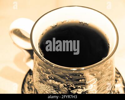Tee in einer chinesischen Tasse Stockfoto
