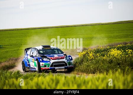 30 Brunson Eric, Mondon Cédric, Brunson Eric, Ford Fiesta WRC, Aktion während der Rallye Touquet 2021, 1. Runde des Championnat de France des Rallye 2021, vom 27. Bis 29. Mai in Le Touquet, Frankreich - Foto Bastien Roux / DPPI Stockfoto