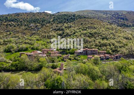 Irgo de Tor eine Stadt in der Gemeinde El Pont de Suert, in Alta Ribagorza, Provinz Lleida (Katalonien, Spanien). Kommunaler Begriff im BOHI Valley. Stockfoto