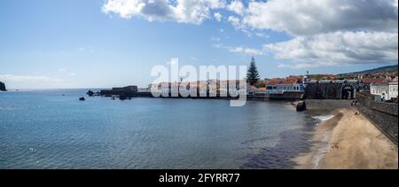 Panorama von Porto Pim Stockfoto