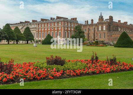 Gardens, Hampton Court Palace, London, England Stockfoto