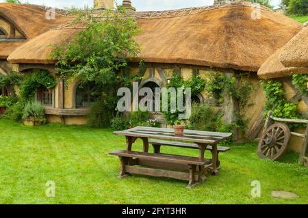 The Green Dragon, Hobbiton, Matamata, Neuseeland Stockfoto