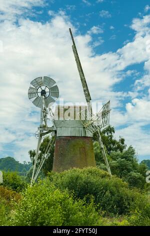 Turf Moor Windmühle, in der Nähe von Ludham, Norfolk, England Stockfoto