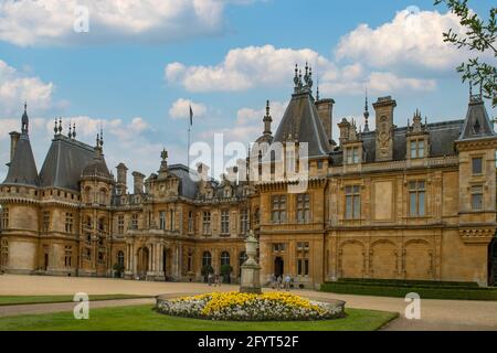 Waddesdon Manor, in der Nähe von Aylesbury, Buckinghamshire, England Stockfoto