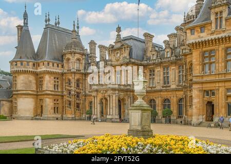 Waddesdon Manor, in der Nähe von Aylesbury, Buckinghamshire, England Stockfoto