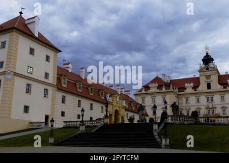 Valtice, Tschechische Republik - 2021: Schloss in Valtice, Europa - UNESCO Stockfoto