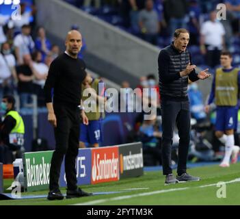 Porto, Portugal, 29. Mai 2021. Thomas Tuchel-Manager von Chelsea während des UEFA Champions League-Spiels im Estadio do Dragao, Porto. Bildnachweis sollte lauten: David Klein / Sportimage Stockfoto