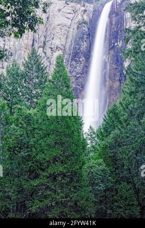 Bridal Veil Falls Yosemite National Park California, USA LA000534 Stockfoto