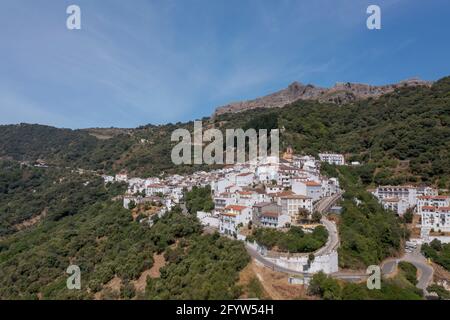 Gemeinde Algatocin in der Comarca des Genal-Tals, Andalusien Stockfoto