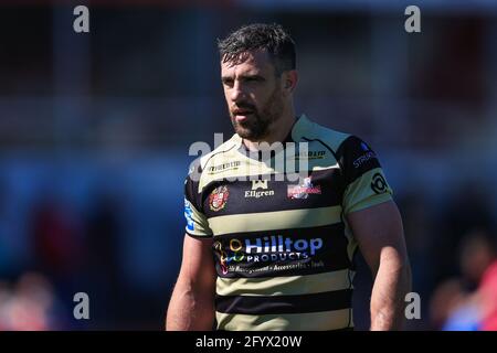 Tyrone McCarthy (21) von Leigh Centurions Stockfoto