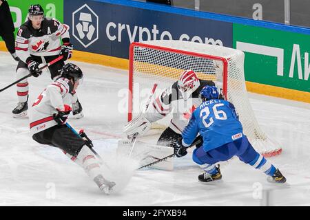 Arena Riga, Riga, Lettland, 30. Mai 2021, Miceli (Italien) während der Weltmeisterschaft 2021 - Italien gegen Kanada, Eishockey - Foto Andrea Re / LM Stockfoto