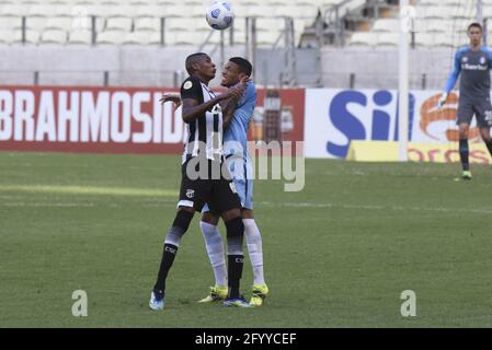 Fortaleza, Brasilien. Mai 2021. Action während des Fußballspiels der brasilianischen Liga (Campeonato Brasileiro Serie A) zwischen Ceara und Gremio in der Castelao Arena in Fortaleza, Brasilien. Kredit: SPP Sport Pressefoto. /Alamy Live News Stockfoto