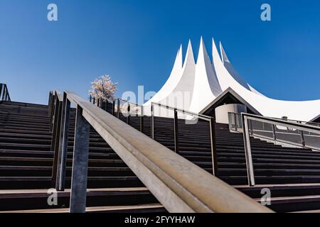 Blick auf das tempodrom in berlin Stockfoto