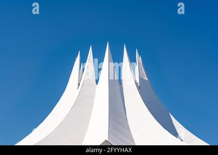 Weißes Dach des tempodrom Veranstaltungsortes in berlin Stockfoto