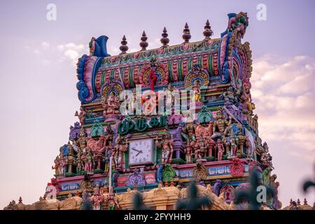 hindu-Tempel Sri Mayurapathy Murugan in berlin Stockfoto