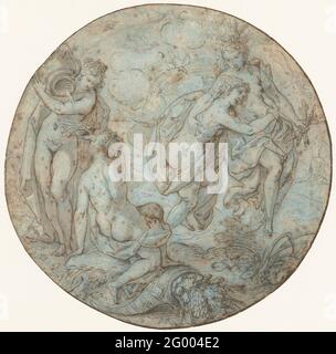 Die vier Elemente. Stockfoto